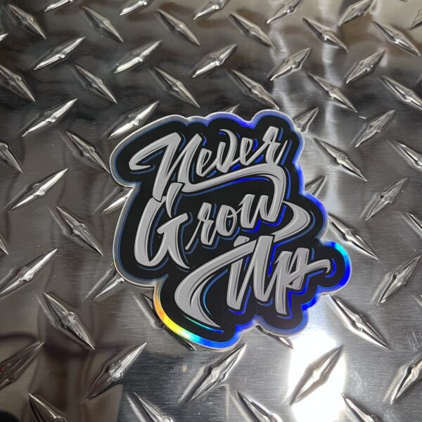 Never Grow Up sticker